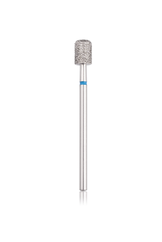 Head The Beauty Tools Diamant-Nagelfräser Zylinder "blau" L-7 mm, Arbeitsteil 5 mm