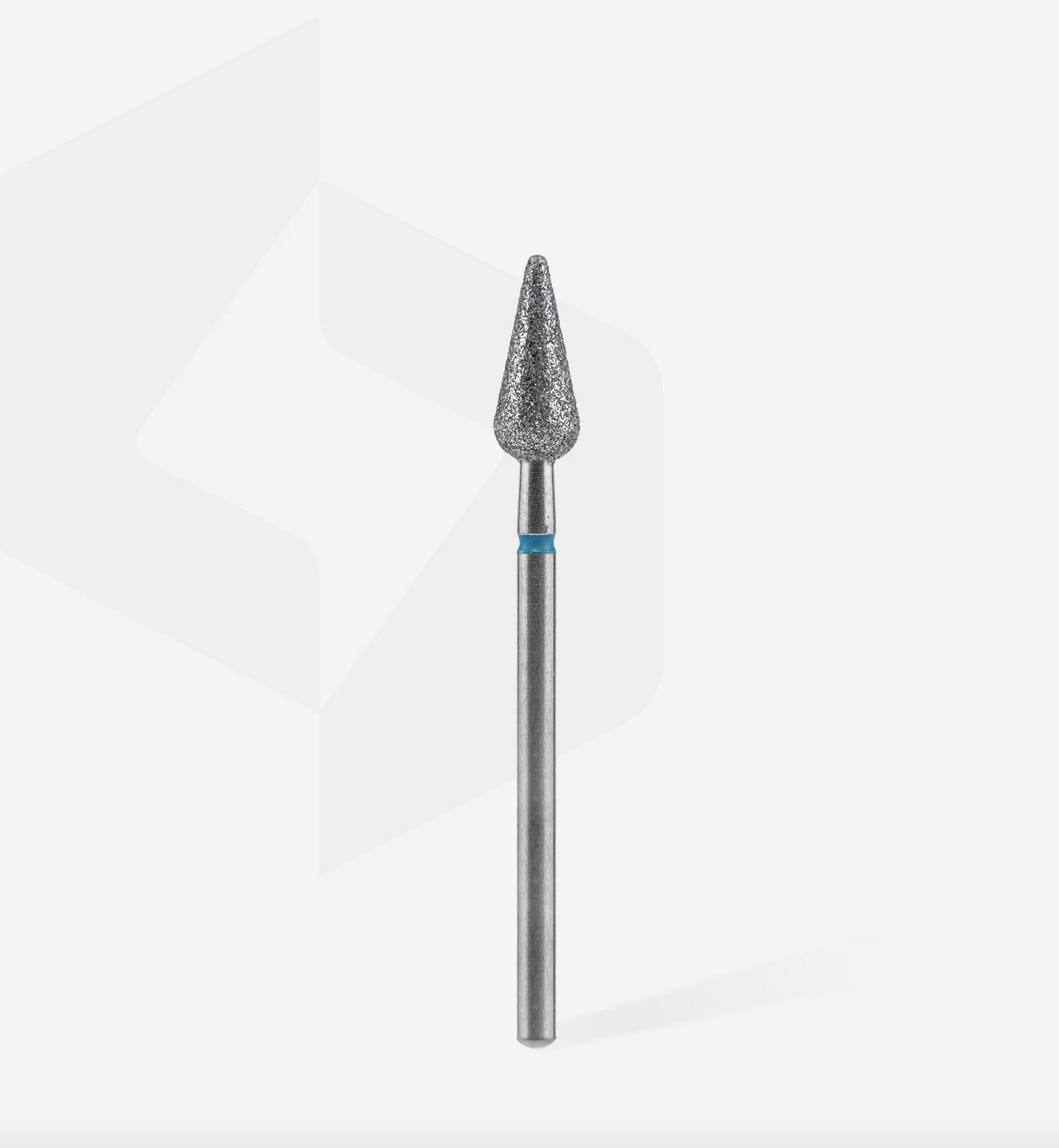 Staleks Diamond Nail Drill Bit Pointed Pear Blue EXPERT Head Diameter 5 Mm / Working Part 12 Mm