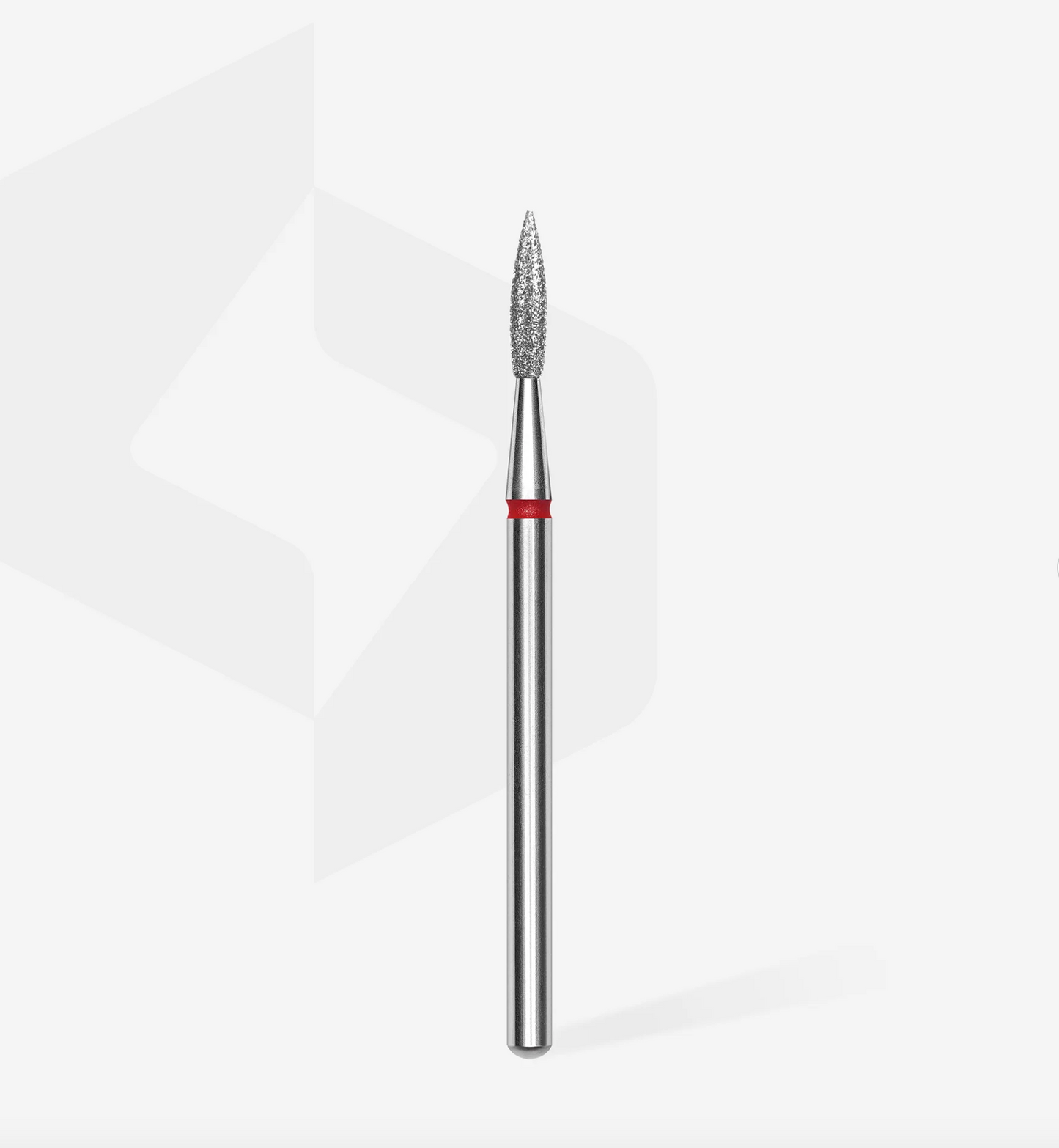 Staleks Diamantfräse Spitze Flamme Rot EXPERT Kopfdurchmesser 2.3 Mm / Arbeitsteil 8 Mm