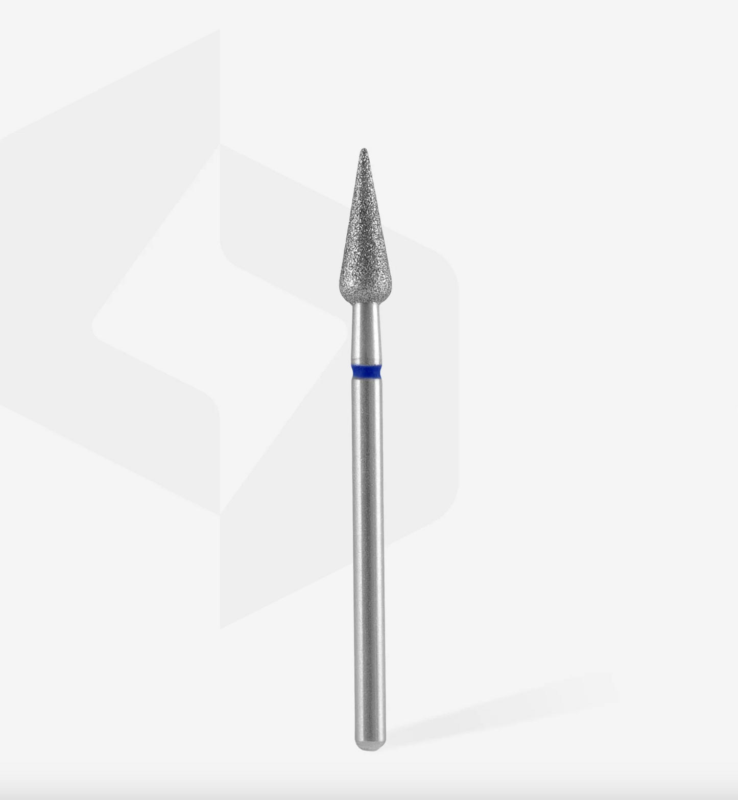 Staleks Diamantfräse "Spitzbirne" Blau, Durchmesser 4 Mm / Arbeitsteil 12 Mm