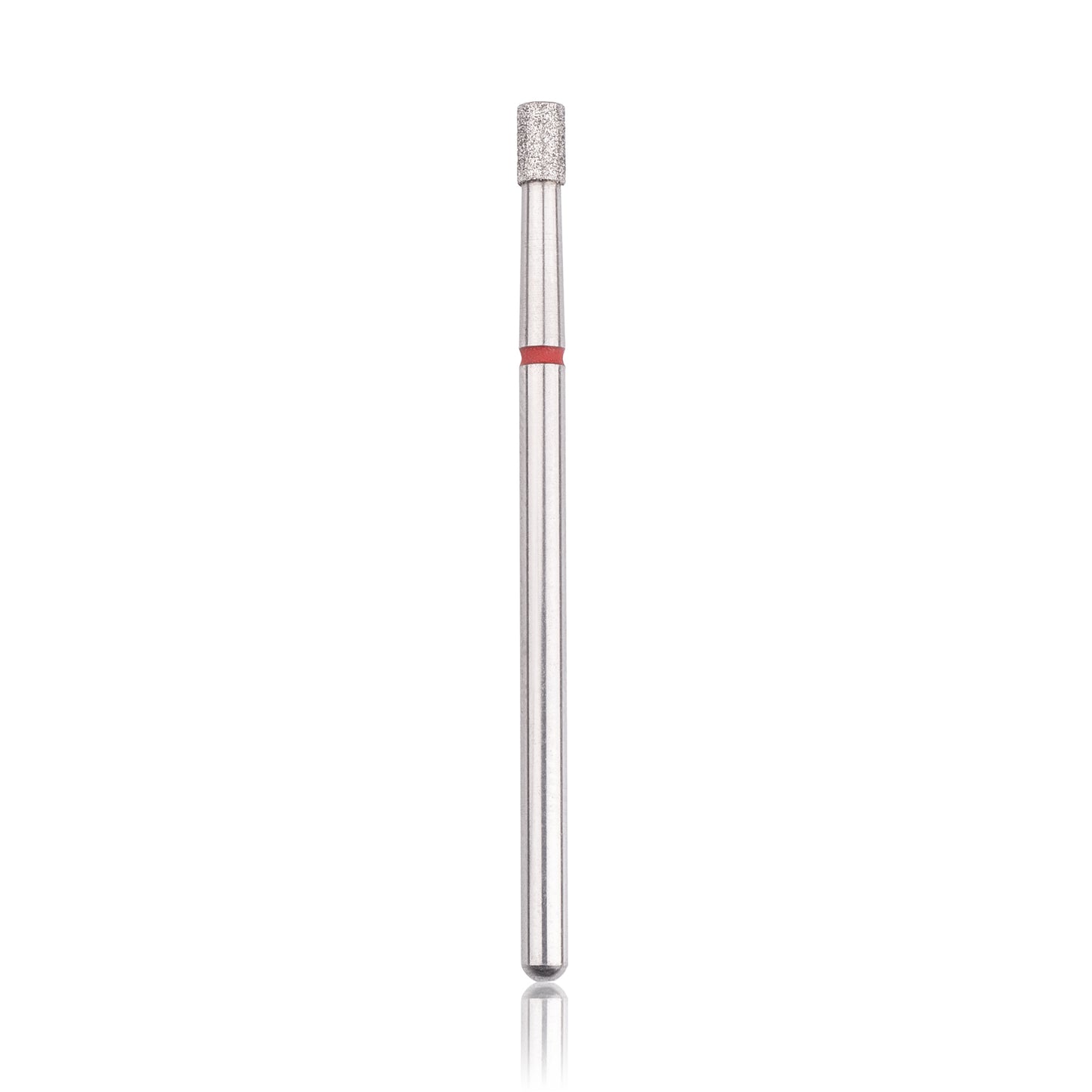 Head The Beauty Tools Diamantfräser „Zylinder“ rot, L-3,5 mm, Ø2,5 mm