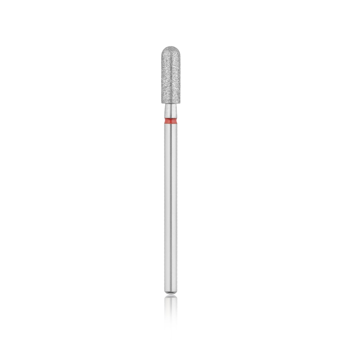 Head The Beauty Tools Diamantfräser „abgerundeter Zylinder“ rot, L- 10,0 mm, Ø3,5 mm