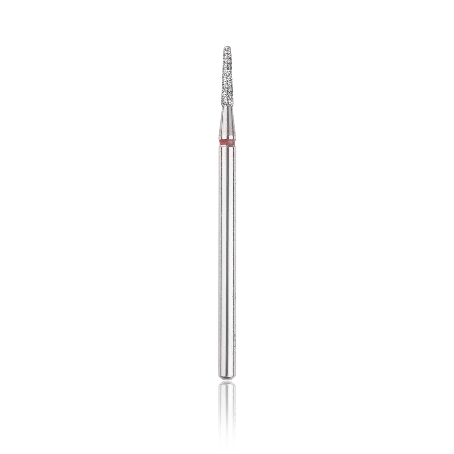 Head The Beauty Tools Diamantfräser„Rundkegel“ rot, L-8,0 mm, Ø1,8 mm