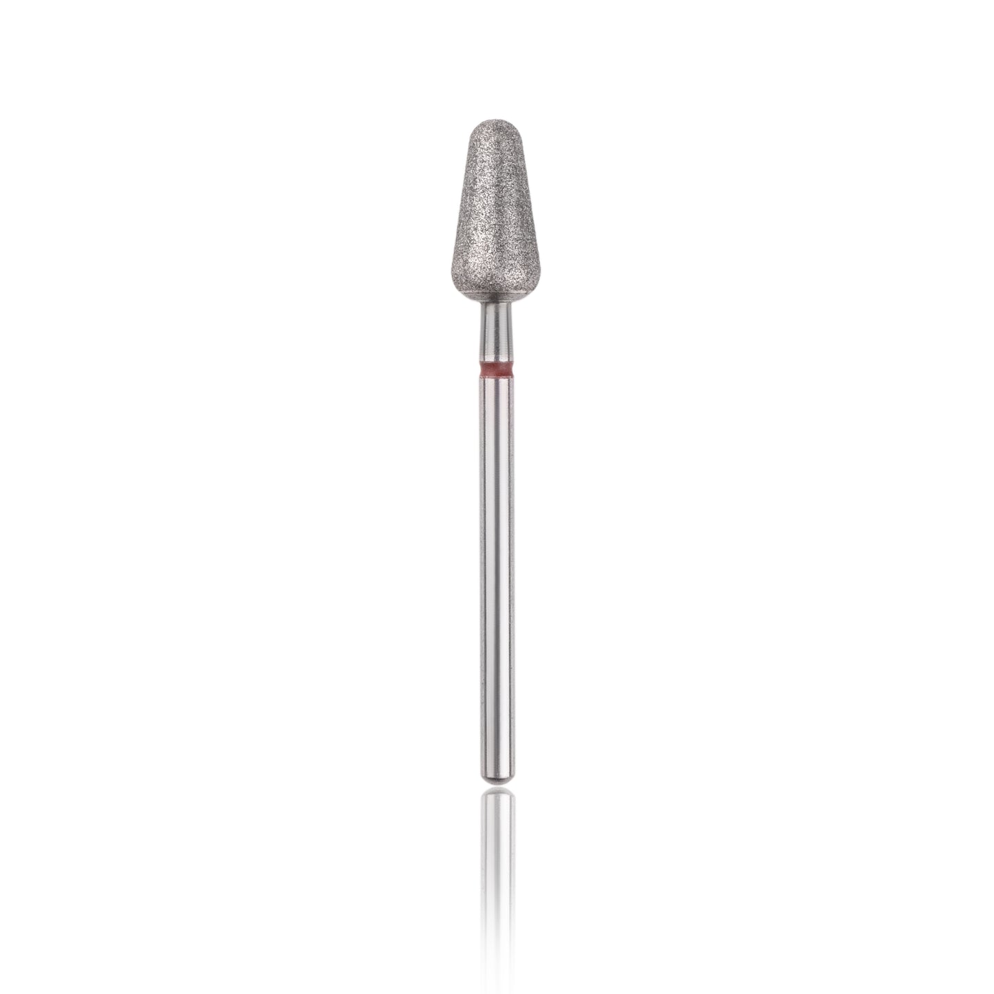 Head The Beauty Tools Diamantfräser „Runde Tropfenform“ rot, L-12,0 mm, Ø6,0 mm