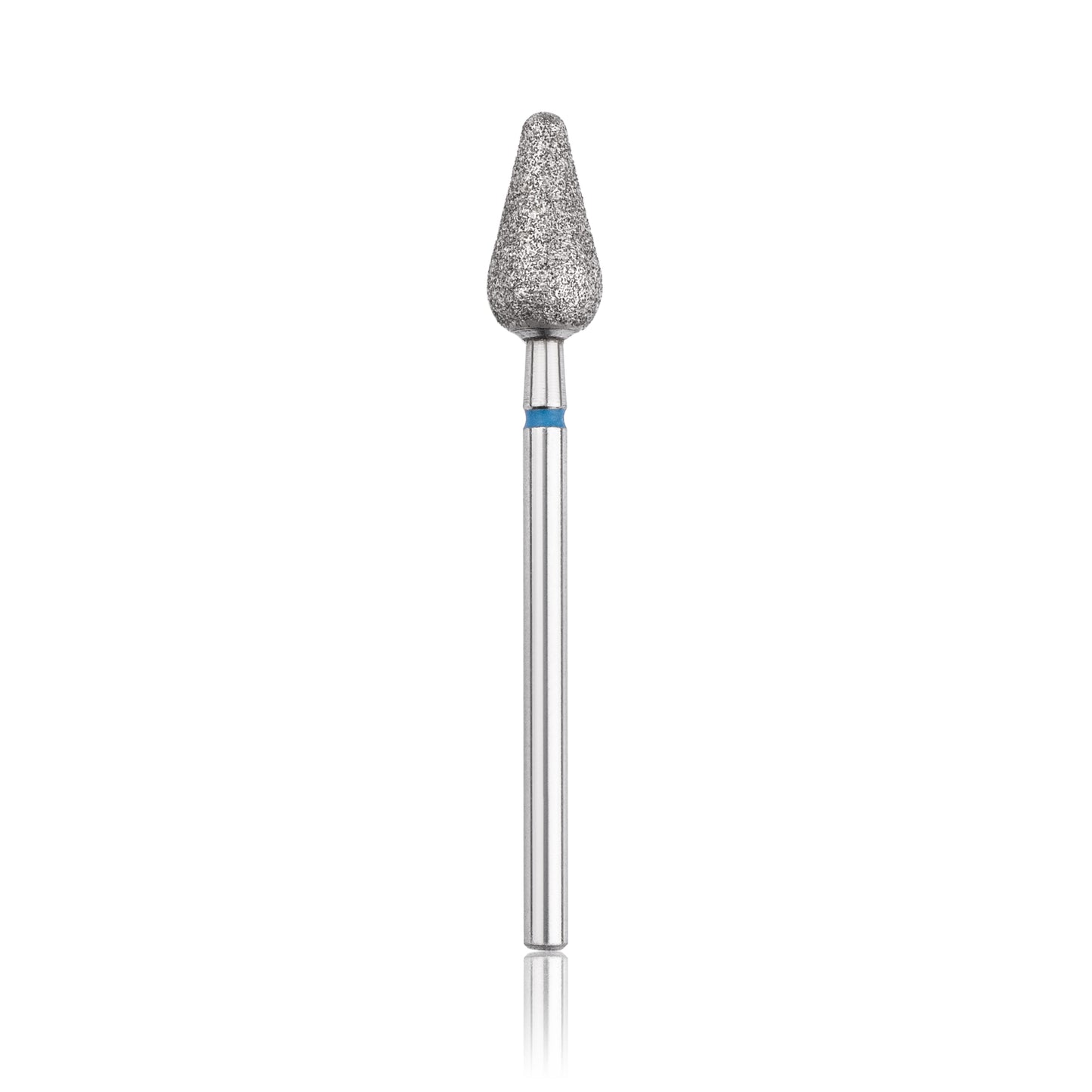 Head The Beauty Tools Diamantfräser Abgerundeter Kegel „blau" L-12 mm, Arbeitsteil 6 mm