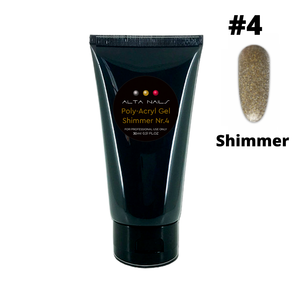 Poly-Acryl Gel Nr. 4 (Shimmer), 30 ml