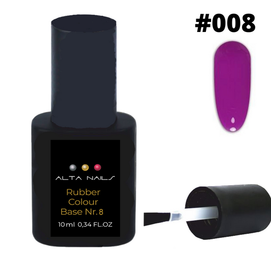 ALTA NAILS Rubber Colour Base Nr. 8, 10 ml