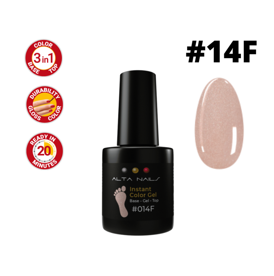 ALTA NAILS Instant Color Gel 3in1 14F, 12 ml.