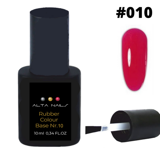 ALTA NAILS Rubber Colour Base Nr. 10, 10 ml