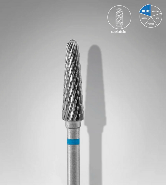 Staleks Hartmetallfräse "Kegelstumpf" Blau, Durchmesser 4 Mm / Arbeitsteil 13 Mm