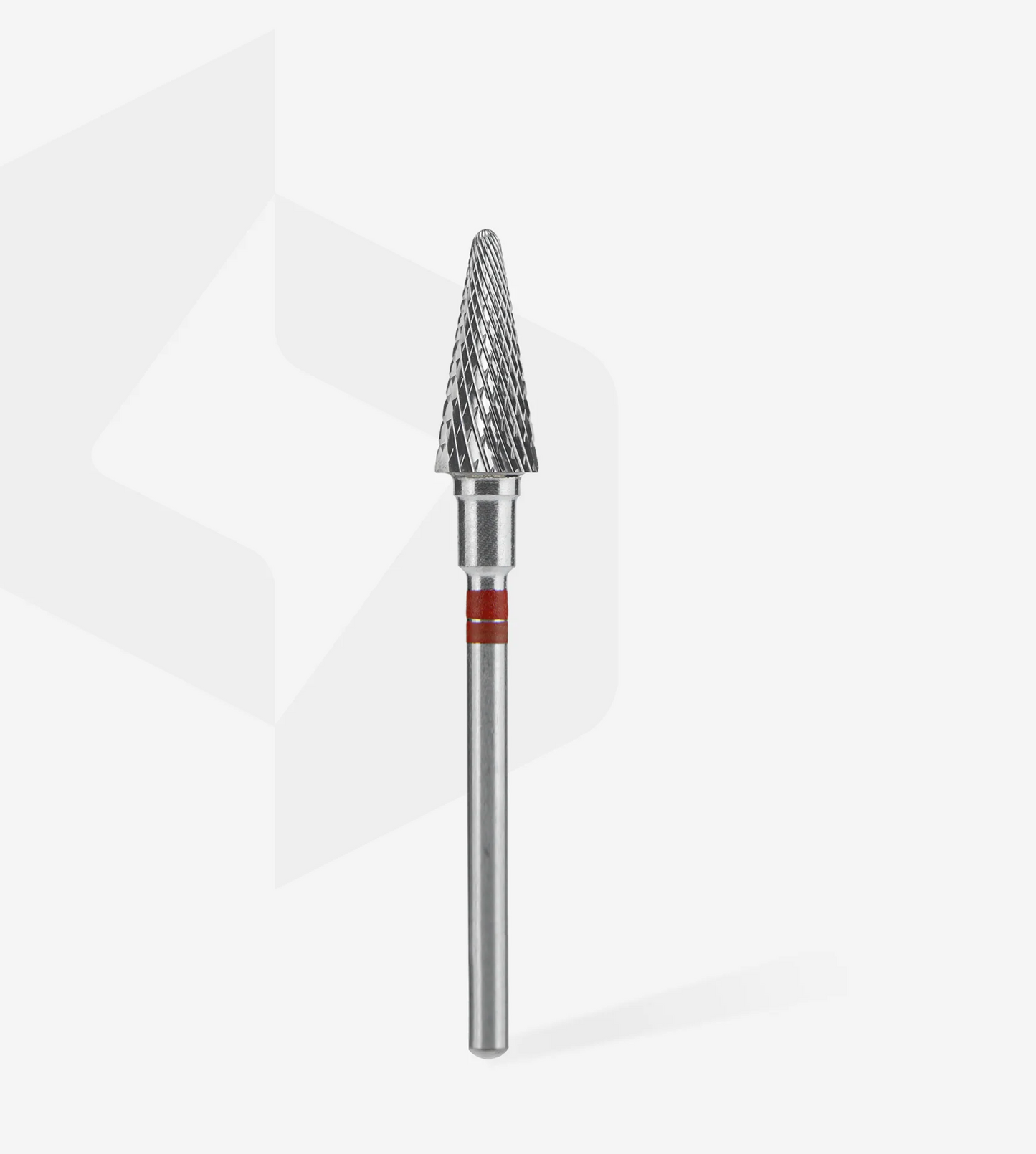 Staleks Hartmetallfräse Für Linkshänder "Kegel" Rot EXPERT, Durchmesser 6 Mm / Arbeitslänge 14 Mm