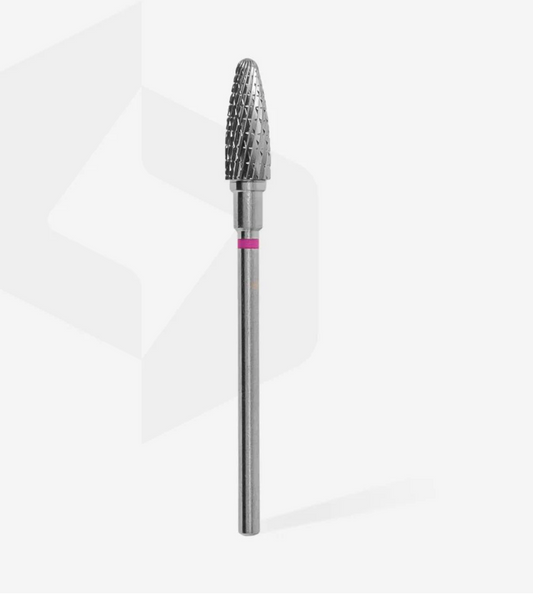 Staleks Hartmetallfräse "Mais" Lila, Durchmesser 5 Mm / Arbeitsteil 13 Mm