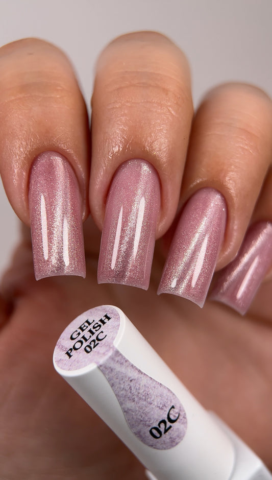 JOIA Gel Polish Cat Eye 02C Rose Quartz Dust, 6 ml