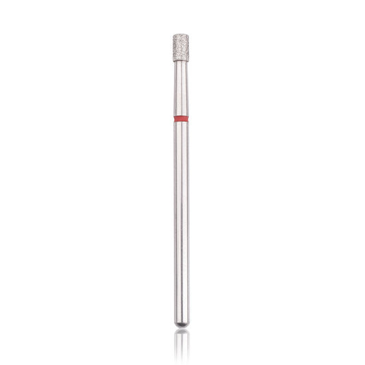 Head The Beauty Tools Diamantfräser „Zylinder“ rot, L-3,5 mm, Ø2,5 mm