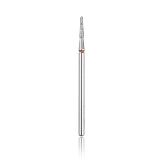 Head The Beauty Tools Diamantfräser„Rundkegel“ rot, L-8,0 mm, Ø1,8 mm