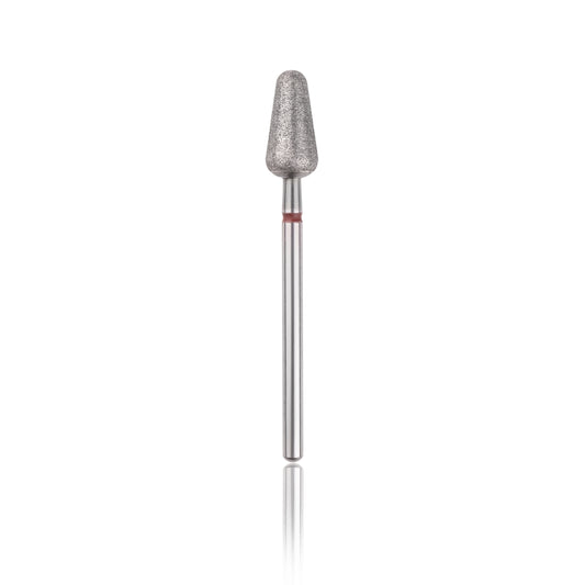 Head The Beauty Tools Diamantfräser „Runde Tropfenform“ rot, L-12,0 mm, Ø6,0 mm