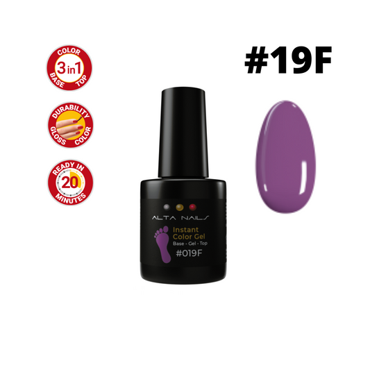 ALTA NAILS Instant Color Gel 3in1 19F, 12 ml