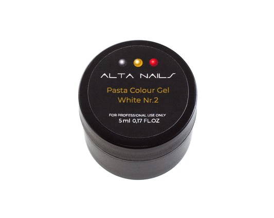ALTA Nails Pasta Colour Gel White Nr.2, 5 ml